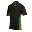 Poloshirt Tricorp TP2000 zwart met lime
