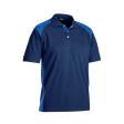 Poloshirt Blaklader 3324 navy met korenblauw
